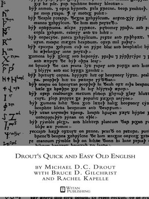 cover image of Drout's Quick and Easy Old English